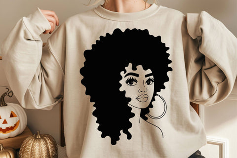 Black Girl SVG, Black Woman SVG, Black History Month SVG, Woman Svg, Afro Woman Svg File Silhouette, Cricut Svg SVG DesignDestine 