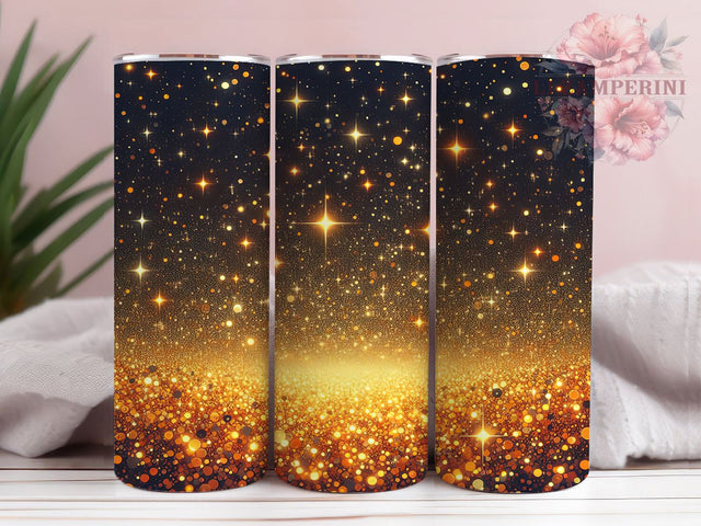 Black Gold Glitter Ombre Tumbler Wrap, Glitter Ombre Wrap, 20oz Sublimation Wrap, Elegant Tumbler Design, Sparkle Ombre Cup, Luxury Tumbler Wrap, Chic Glitter Tumbler Sublimation Li Zamperini 
