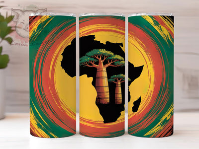 Black History 1865 Flag Tumbler, African American Flag 1865 Wrap, Cultural Heritage Cup, 20oz Sublimation Wrap, Afrocentric Empowerment Tumbler, Strong Black Identity Cup, Historical Freedom Wrap Sublimation Lara' s Designs 