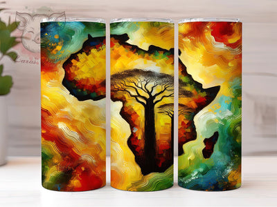 Black History 1865 Flag Tumbler, African American Flag 1865 Wrap, Cultural Heritage Cup, 20oz Sublimation Wrap, Afrocentric Empowerment Tumbler, Strong Black Identity Cup, Historical Freedom Wrap Sublimation Lara' s Designs 