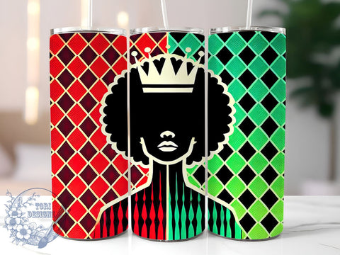 Black History Afro Queen Boss Lady 20oz Tumbler, Afro Queen Gift, Boss Lady Drinkware, 20oz Sublimation, Empowerment Tumbler, Cultural Heritage, Inspirational Gift Sublimation ToriDesigns 