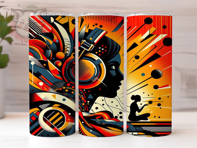 Black History Collage Tumbler, African American Pride Wrap, Cultural Heritage Cup, 20oz Sublimation Wrap, Afrocentric Empowerment Tumbler, Strong Black Woman Cup, Inspirational Heritage Wrap Sublimation Lara' s Designs 