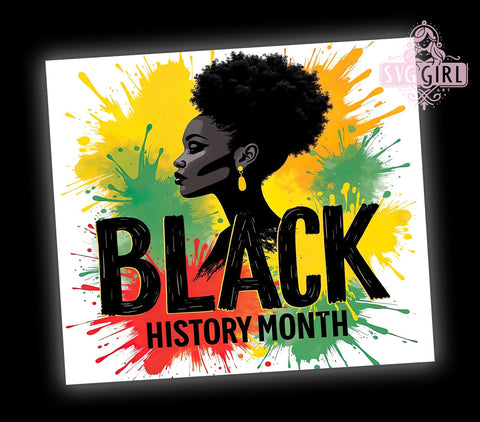 Black History Cultural Celebration 20oz Tumbler, 20oz Sublimation, African American Gift, Custom Drinkware, Heritage Month, Inspirational Tumblers, Cultural Celebration Sublimation SvggirlplusArt 