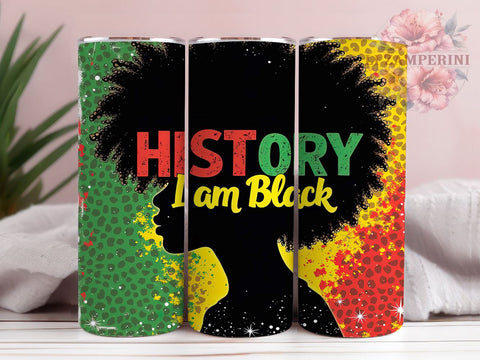 Black History Cultural Pride 20oz Tumbler, Inspirational Drinkware, 20oz Sublimation, African American Gift, Cultural Pride, Empowerment Gift, Custom Tumblers Sublimation Li Zamperini 