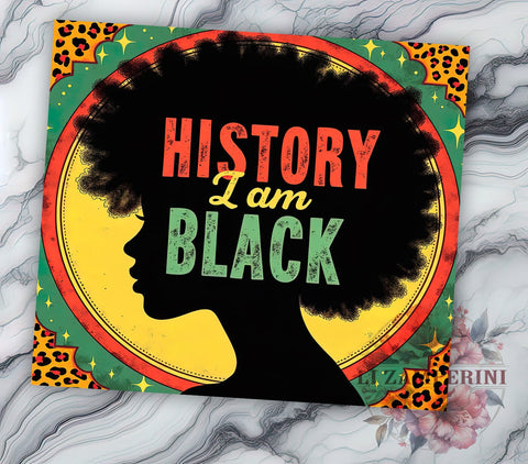 Black History Cultural Pride 20oz Tumbler, Inspirational Drinkware, 20oz Sublimation, African American Gift, Cultural Pride, Empowerment Gift, Custom Tumblers Sublimation Li Zamperini 