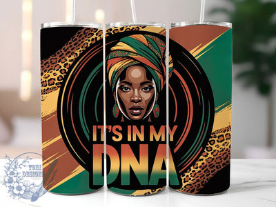 Black History DNA Pride Tumbler, DNA Design, Cultural Pride, African American, 20Oz Tumbler, Sublimation Wrap, Digital Download Sublimation ToriDesigns 