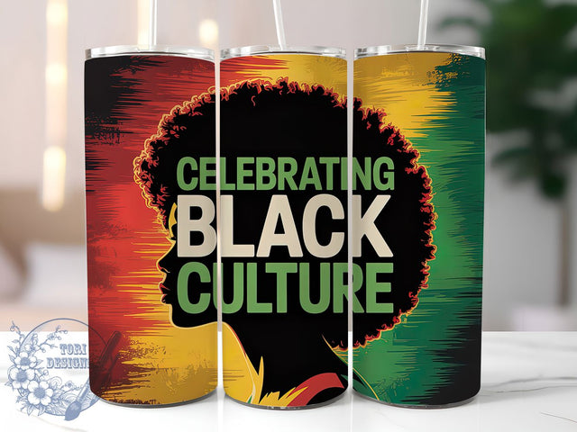 Black History Empowerment Tumbler, African American Women Wrap, Empowerment Cup Design, 20oz Sublimation Wrap, Afrocentric Pride Tumbler, Strong Black Woman Cup, Cultural Heritage Wrap Sublimation ToriDesigns 