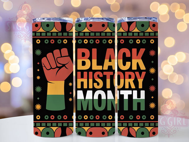 Black History Freedom Tumbler, Juneteenth Freedom Wrap, African American Pride Cup, 20oz Sublimation Wrap, Cultural Heritage Tumbler, Afrocentric Empowerment Cup, Strong Black Identity Wrap Sublimation SvggirlplusArt 