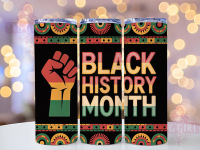 Black History Freedom Tumbler, Juneteenth Freedom Wrap, African American Pride Cup, 20oz Sublimation Wrap, Cultural Heritage Tumbler, Afrocentric Empowerment Cup, Strong Black Identity Wrap Sublimation SvggirlplusArt 