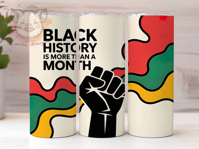 Black History Heritage Tumbler, African American Pride Wrap, Cultural Heritage Cup, 20oz Sublimation Wrap, Afrocentric Empowerment Tumbler, Strong Black Woman Cup, Inspirational Heritage Wrap Sublimation Lara' s Designs 