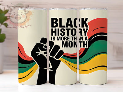 Black History Heritage Tumbler, African American Pride Wrap, Cultural Heritage Cup, 20oz Sublimation Wrap, Afrocentric Empowerment Tumbler, Strong Black Woman Cup, Inspirational Heritage Wrap Sublimation Lara' s Designs 