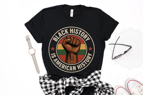 Black History Is American History PNG Printable File Sublimation Creativedesigntee 