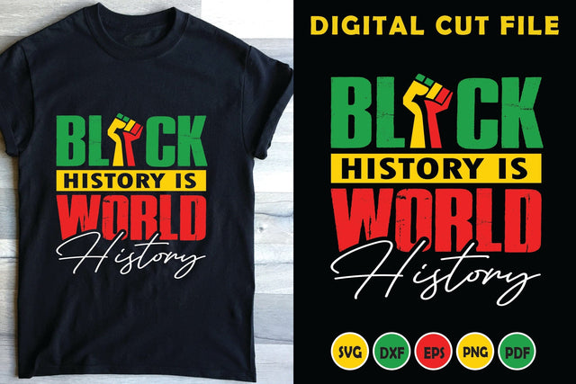 Black History is World History SVG SVG CraftLabSVG 