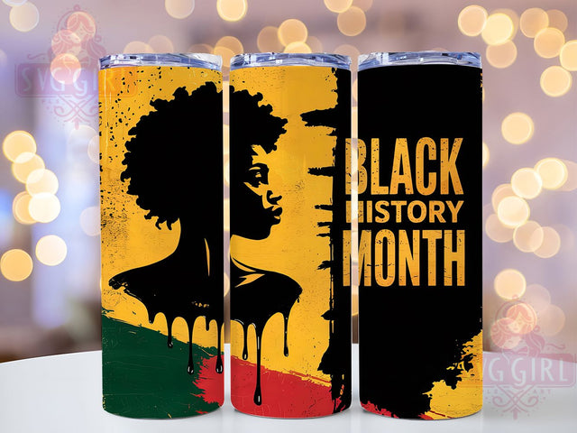 Black History Juneteenth Cultural Pride Tumbler Wrap, Juneteenth Sublimation Design, 20oz Pride Tumbler, African American Heritage Wrap, Freedom Day Tumbler, BHM Tumbler Design Sublimation SvggirlplusArt 