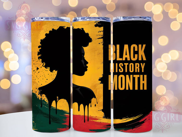 Black History Juneteenth Cultural Pride Tumbler Wrap, Juneteenth Sublimation Design, 20oz Pride Tumbler, African American Heritage Wrap, Freedom Day Tumbler, BHM Tumbler Design Sublimation SvggirlplusArt 