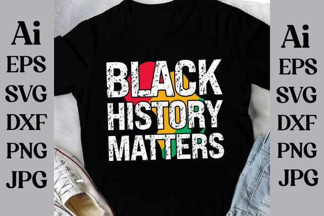 Black History Matters T-shirt Design Sublimation Insomnia Std 