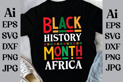 Black History Month Africa T-shirt Design Sublimation Insomnia Std 