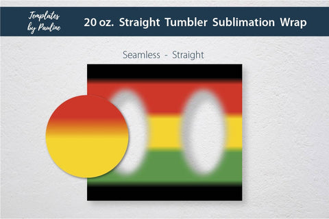 Black History Month Seamless Photo Tumbler Wrap Sublimation Templates by Pauline 