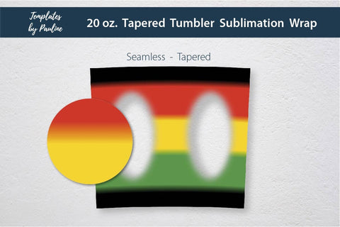 Black History Month Seamless Photo Tumbler Wrap Sublimation Templates by Pauline 