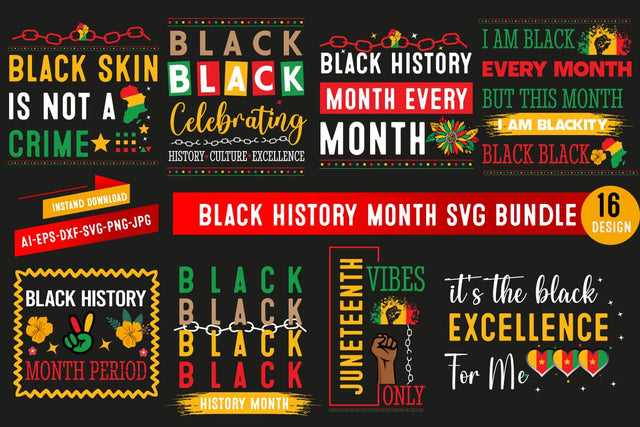 Black History Month SVG Bundle,Black History SVG Design,Juneteenth SVG bundle,Black History Mega Bundle,Juneteenth SVG,Black History ,Black Woman African SVG Bundle SVG BlackCatsMedia 