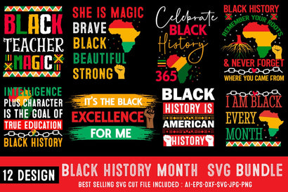 Black History Month SVG Bundle,Black History SVG Design,Juneteenth SVG bundle,Black History Mega Bundle,Juneteenth SVG,Black History ,Black Woman African SVG Bundle SVG BlackCatsMedia 