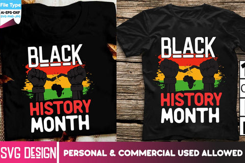 Black History Month SVG,Black History Month Sublimation PNG, Black History Quotes,Black History SVG Cut Files, Juneteenth SVG Cut Files SVG BlackCatsMedia 