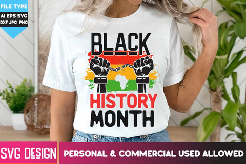 Black History Month SVG,Black History Month Sublimation PNG, Black History Quotes,Black History SVG Cut Files, Juneteenth SVG Cut Files SVG BlackCatsMedia 