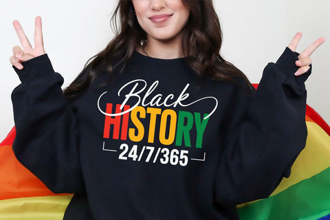 Black History SVG, Black History Month Svg, Period 365 Days, Juneteenth Svg, 365 Black History Svg, I am black history SVG DesignDestine 