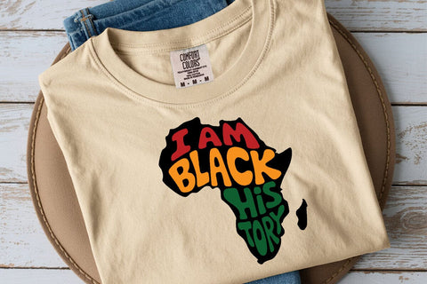 Black History Svg, I Am Black History Svg, Black History Month Svg, Juneteenth Svg, Black Pride Svg, Black Lives Matter Svg, Africa Svg SVG DesignDestine 