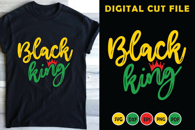 Black King, Black History Month SVG SVG CraftLabSVG 