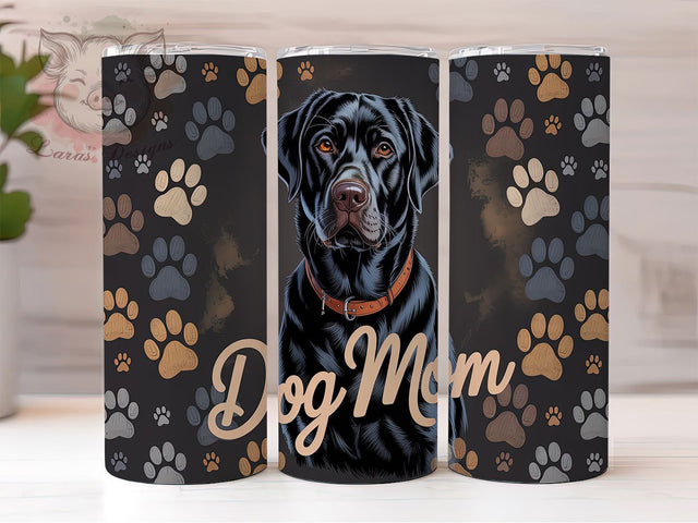Black Lab Mom Dog Lover Tumbler, Black Lab Lover, Dog Parent Tumbler, Lab Owner Present, Pet Mom Design, Dog Breed Cup, Labrador Retriever Gift Sublimation Lara' s Designs 