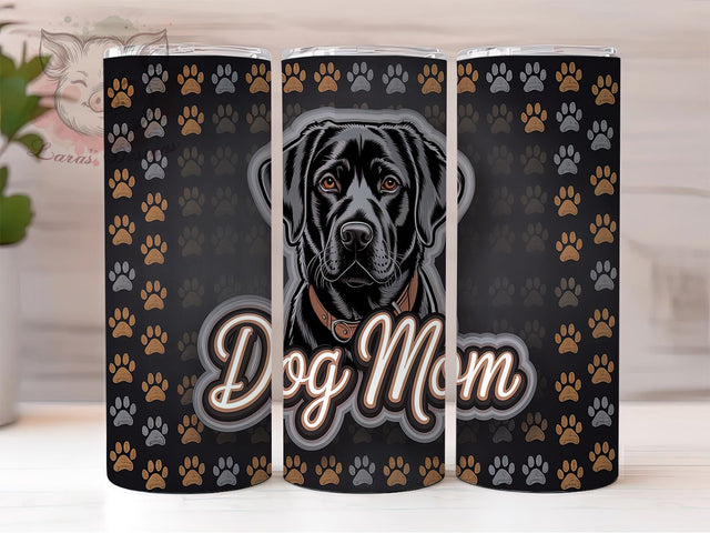 Black Lab Mom Dog Lover Tumbler, Black Lab Lover, Dog Parent Tumbler, Lab Owner Present, Pet Mom Design, Dog Breed Cup, Labrador Retriever Gift Sublimation Lara' s Designs 