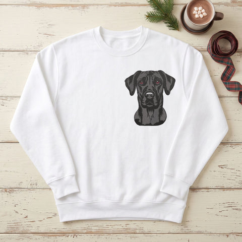 Black Labrador Retriever Embroidery Design – Realistic Black Lab Dog Portrait Machine Embroidery File Embroidery/Applique DESIGNS PatternFeed8 