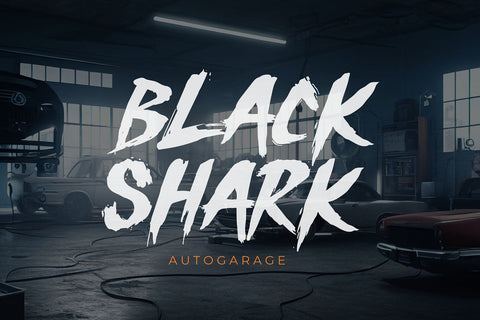 Black Liger - Handwritten Brush Script Letter Font Mozzatype 