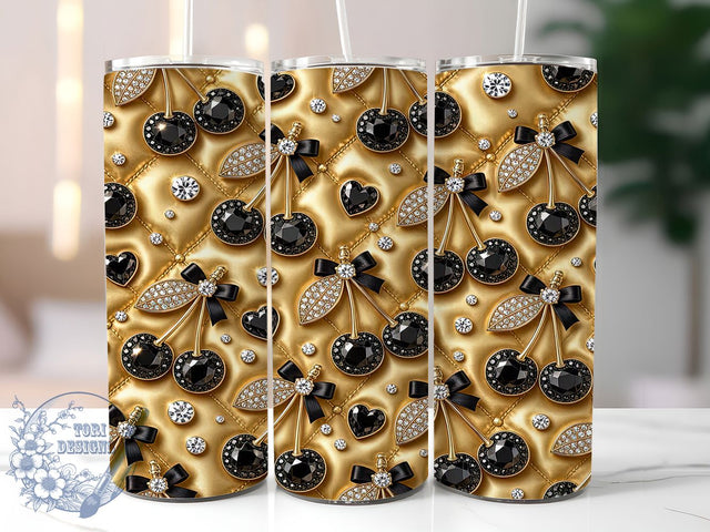 Black Luxe Rhinestone 20oz Tumbler, Black Luxe Rhinestone, 20oz Tumbler Wrap, Sublimation Design, Glam Sparkle Art, Digital Download, Tumbler PNG, Black Rhinestone Wrap Sublimation ToriDesigns 