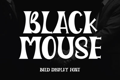 Black Mouse Font Afandi Studio 