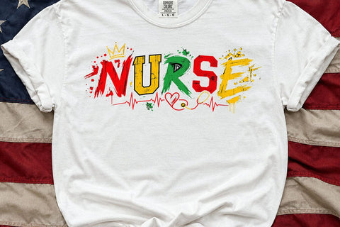 Black Nurse PNG Pan African BHM Design SVG DesignDestine 
