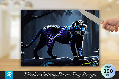 Black Panther Background Cutting Board Sublimation Regulrcrative 