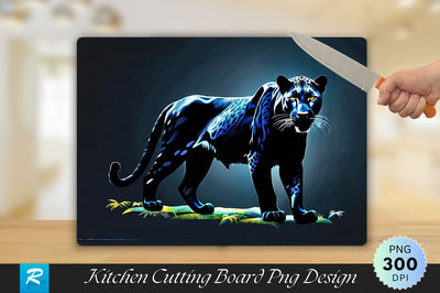 Black Panther Background Cutting Board Sublimation Regulrcrative 