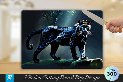 Black Panther Background Cutting Board Sublimation Regulrcrative 