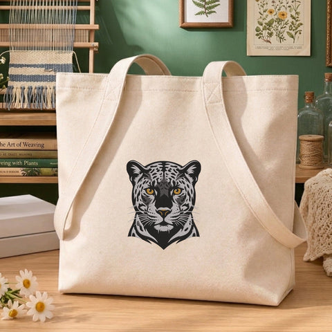 Black Panther Embroidery Design – Realistic Wild Leopard Head Big Cat Wildlife Machine Embroidery File Embroidery/Applique DESIGNS PatternFeed8 