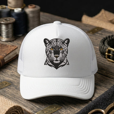 Black Panther Embroidery Design – Realistic Wild Leopard Head Big Cat Wildlife Machine Embroidery File Embroidery/Applique DESIGNS PatternFeed8 
