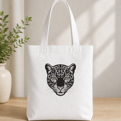 Black Panther Head Embroidery Design – Realistic Black Leopard Face Wildlife Big Cat Machine Embroidery File Embroidery/Applique DESIGNS PatternFeed8 