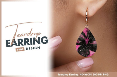Black petal with pink glitter abstract art Sublimation Regulrcrative 