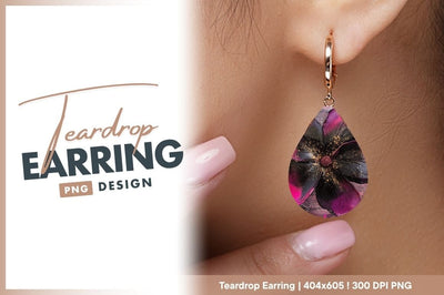 Black pink flower with gold accents texture Sublimation Regulrcrative 