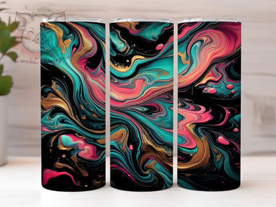 Black Pink Gold Marble Tumbler Wrap, Gold Marble Tumbler, Abstract Tumbler Design, 20oz Tumbler Wrap, Marble Tumbler, Sublimation Design, Pink Gold Tumbler Sublimation Lara' s Designs 