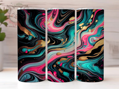 Black Pink Gold Marble Tumbler Wrap, Gold Marble Tumbler, Abstract Tumbler Design, 20oz Tumbler Wrap, Marble Tumbler, Sublimation Design, Pink Gold Tumbler Sublimation Lara' s Designs 
