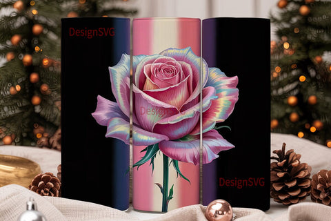Black Pink Gradient 20oz Tumbler Sublimation DesignSVG 