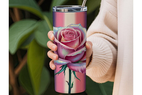 Black Pink Gradient 20oz Tumbler Sublimation DesignSVG 