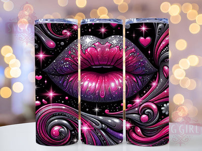 Black Pink Leopard Hearts Tumbler, Girly Sparkles Wrap, Leopard Hearts Cup, 20oz Sublimation Wrap, Stylish Girly Design Tumbler, Artistic Leopard Sparkle Cup, Cute Pink Leopard Theme Wrap Sublimation SvggirlplusArt 